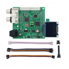 AK4118 Digital Receiver Board + OLED Screen Optical/Coaxial/I2S Input to I2S Output for DIY Users