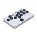 SallyBox Mini Arcade Controller Fight Stick Game Controller w/ RGB LED Switches Key Caps for Hitbox