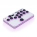 SallyBox Mini Arcade Controller Fight Stick Game Controller w/ RGB LED Switches Key Caps for Hitbox