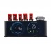 Red USB Switch High Quality USB Hub Built-in RGB Light Support Bluetooth for Desktop Retro Decoration