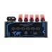 Red USB Switch High Quality USB Hub Built-in RGB Light Support Bluetooth for Desktop Retro Decoration