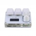 SayoDevice O3C OSU White Custom Keyboard Gaming Keyboard Rapid Trigger with Magnetic White Switches