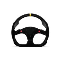MOD.30B 320mm/12.6" Steering Wheel Original Racing Wheel Accessory Black Suede with Buttons for MOMO