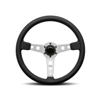 PROTOTIPO Silver P-7 370mm/14.6" Steering Wheel Original Racing Wheel Video Game Accessory for MOMO