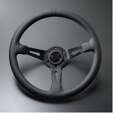 FULL SPEED BLACK 348mm/13.7" Steering Wheel Original Racing Wheel Video Game Accessory for MOMO