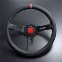 FULL SPEED RED 328mm/12.9" Steering Wheel Original Racing Wheel Video Game Drift Accessory for MOMO