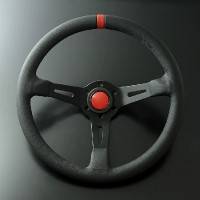 FULL SPEED RED 348mm/13.7" Steering Wheel Original Racing Wheel Video Game Drift Accessory for MOMO