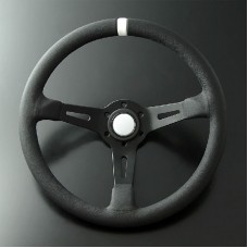 FULL SPEED WHITE 348mm/13.7" Steering Wheel Original Racing Wheel Game Drift Accessory for MOMO