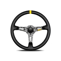 ULTRA JPN UJ-01 BLACK LEATHER Steering Wheel Original Racing Wheel Game Racing Accessory for MOMO