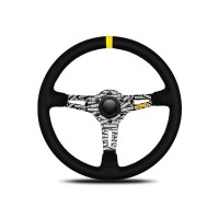 ULTRA JPN UJ-02 BLACK SUEDE Steering Wheel Original Racing Wheel Game Racing Accessory for MOMO