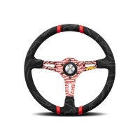 Ultra U-02 Red Steering Wheel Original Racing Wheel Quality Racing Accessory for MOMO Video Games