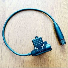 PRN 9-Pin U94 PTT Adapter Long Cable Version Replica for Maritime DEVGRU Seal DG Walkie Talkies