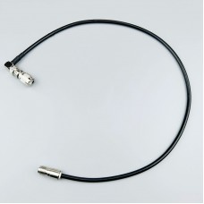 PRN Antenna Extension Cable w/ 360-Degree Rotatable Bent Connector for PRC152 PRC148 Walkie Talkies