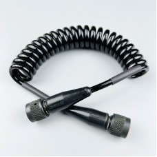 PRN 10 Pin Impulse Plug Spring Cable Suitable for Original 10PIN UNIVERSAL TEA PTT PRC148 10PIN TRI