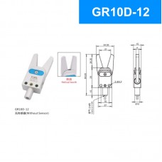 CRG GR10D-12 28N Mechanical Arm Mini Sprue Gripper Pneumatic Clamp without Sensor (Helical Tooth)