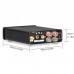 NS-15GPRO HiFi Bluetooth5.0 Stereo Digital Audio Power Amplifier TPA3116 ES9018 Decoding with 19V3A Power Adapter