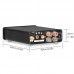 NS-15GPRO HiFi Bluetooth5.0 Stereo Digital Audio Power Amplifier TPA3116 ES9018 Decoding with 24V6A Power Adapter