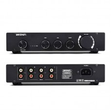 BRZHIFI L1 Frosted Black Pure Class A 2.0/2.1 Channel HiFi Audio Power Amplifier 3-Channel Wired In and 1-Channel Out