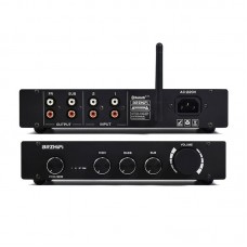 BRZHIFI L1B Frosted Black Pure Class A 2.0/2.1 Channel HiFi Audio Power Amplifier Bluetooth5.0 Input