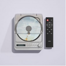 Silvery SAST SA-057 Portable Mini CD Player HiFi Lossless Sound Quality Wireless Remote Control Bluetooth4.2 Transmitting