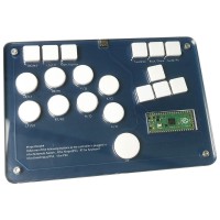 Right-Handed Arcade Controller Fight Sick Game Controller with Switches WASD Layout for MixBox