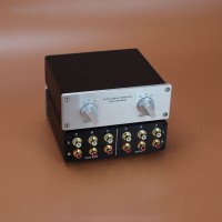 RCA-0303HG High-End Audio Switcher Audio Selector Audio Source Selector Supports 3 Input 3 Output