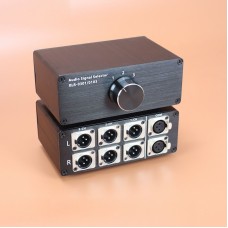 XLR-0301/0103 Audio Signal Selector XLR Balanced Audio Switcher Audio Selector for 1 Input 3 Output
