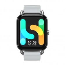 RS4 Plus LS11 Sport Watch Waterproof Bluetooth Watch Health Monitor with Silver Silicone Strap