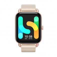RS4 Plus LS11 Sport Watch Waterproof Bluetooth Watch Monitor with Golden Silicone Strap for Xiaomi