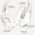 HAYLOU S35 White ANC Noise Cancellation Headphones over Ear Bluetooth Headphones Long Battery Life