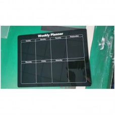 Acrylic Calendar Whiteboard Magnetic Monthly Calendar for Fridge and Weekly Planner Whiteboard
