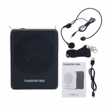 TAKSTAR E126A Black Portable Voice Amplifier Wired Speaker Microphone Support Fast Charging for Teaching/Training