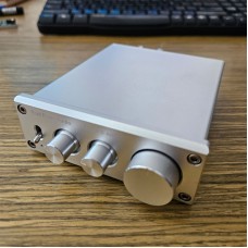 Silvery 12070 Dual 80W Output Digital Class D Audio Power Amplifier MA12070 with Treble and Bass Adjustment