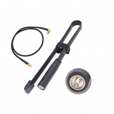 47cm/18.5" SMA Female Tactical Antenna VHU UHF Antenna Folding Antenna with Connecting Cable