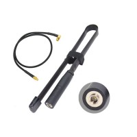 47cm/18.5" SMA Male Tactical Antenna VHU UHF Antenna Folding Antenna with Connecting Cable