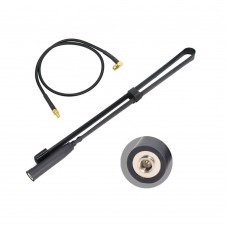 108cm/42.5" SMA Male Tactical Antenna VHU UHF Antenna Folding Antenna with Connecting Cable