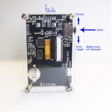 Horizontal Screen Version Voice Control Music Level 2.4-inch VU Meter for Nixie Tube Clock Support for GPS