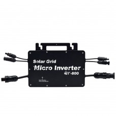 GT-800 800W AC Output 220V Microinverter Solar Grid Micro Inverter with Die-casting Aluminum Shell