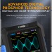 DPOX180H Blue US 500MSPS 2CH Digital Phosphor Oscilloscope Signal Generator for Automobile Repairs