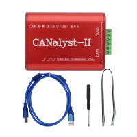 CAN Analyzer CANOpen J1939 DeviceNet USBCAN-2 USB to CAN Adapter Compatible with ZLG Red