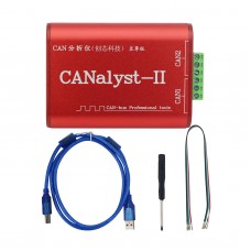 CAN Analyzer CANOpen J1939 DeviceNet USBCAN-2 USB to CAN Adapter Compatible with ZLG Red