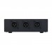 1 IN 6 OUT XLR Splitter Box Horizontal Parallel Distributor Audio Splitter Switcher Allocator
