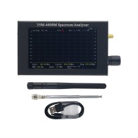 35M-4400M Handheld RF Spectrum Analyzer 4.3" Color LCD Perfect For Walkie Talkie Toy Remote Control