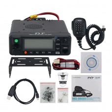 TYT MD-9600 50W Dual Band Mobile Radio VHF UHF DMR Transceiver Built-in GPS w/ Programming Cable