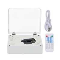 Bluetooth CD Player Disc Player (White) with Built in Speaker Enables Lossless Sound Quality