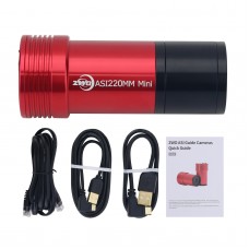ZWO ASI220MM Mini Guide Astronomy Camera 1/1.8” Telescope Accessories for Planetary Imaging and Guiding