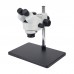 HY-6210G-SM7045 3.5X 45X Simul-Focal Big Boom Stand Trinocular Stereo Zoom Microscope 41MP 4K HDMI Camera 144 LED Light