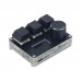 SayoDevice O3C OSU Black Custom Keyboard Gaming Keyboard Rapid Trigger with Magnetic White Switches