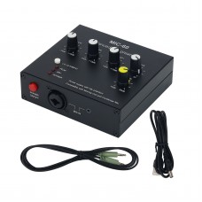 MIC-60 3-Band Equalizer Balanced Mic Preamp w/ 48V Phantom Power Supply for Dynamic & Condenser Mics