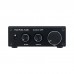Black 12070 Dual 80W Output Digital Class D Audio Power Amplifier MA12070 with Treble and Bass Adjustment